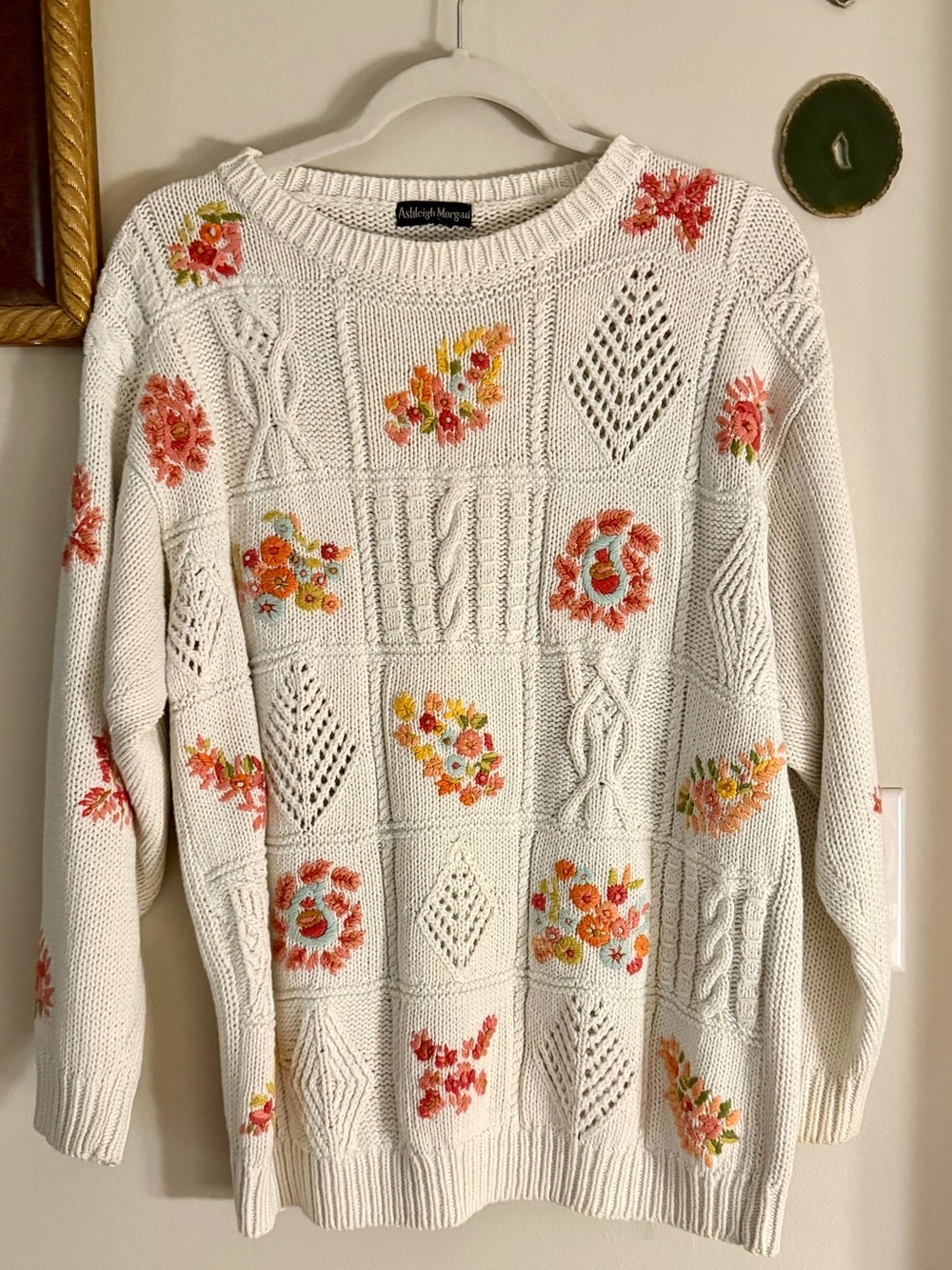 Floral Knit Sweater